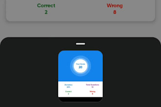 create a custom android quiz app with an admin app