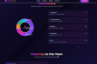 create a custom memecoin website with presale, tokenomics, and web3 walle