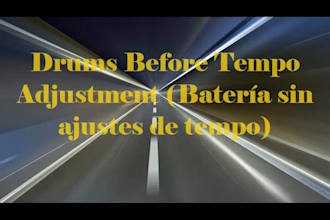 adjust tempo issues of your drum tracks