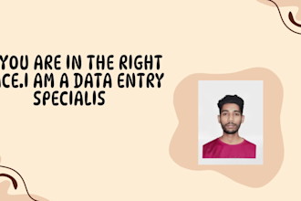 do accurate data entry, web research, copy paste  jobs