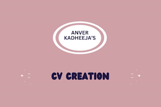 do cv design and cover page design