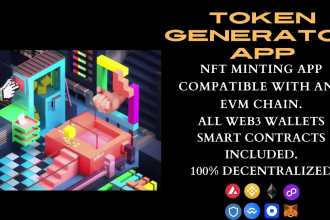 create an erc20 token generator web3 dapp