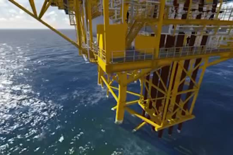 create 3d industrial animation for oil and gas offshore oil rigs refineries fpso