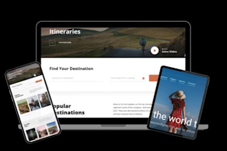 build odoo travel agency website tour hotel booking vacation rental website seo
