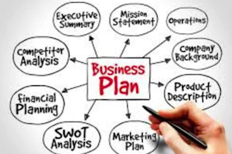write investor ready business plan, financial projections, for US, UK, africans