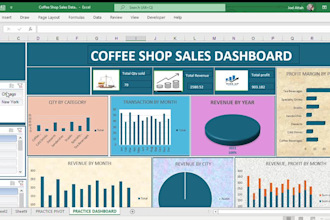 do data cleaning, pivot table, interactive dashboard