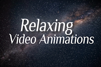 make a soothing and cozy ambience video