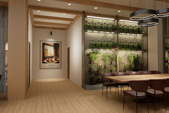 3d design and renders 3d for stores, cafe, restaurant