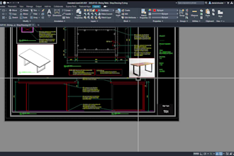 create millwork, furniture, casework shop drawings drafter