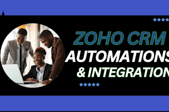 set up customize and automate your business using zoho CRM and it services