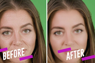 do skin retouching on your video