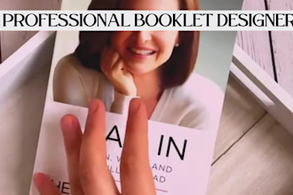 design company booklet annual report catalog brochure white paper cover page