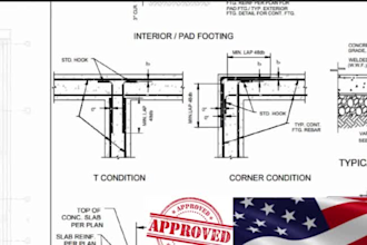 draw 2d architectural floor plan city permit engineering drawing mep pe design