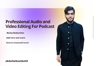 professionally edit podcast audio and video