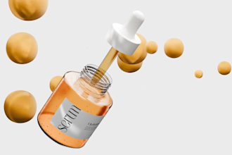 3d serum medical 3d serum animation skincare bottle design 3d medical animation