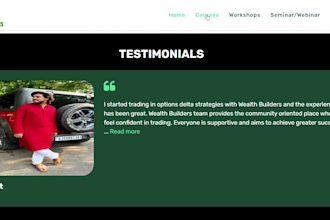 crafting stunning and responsive websites