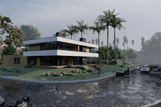 make any 3d model in sketchup and render,360 vr