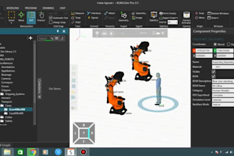provide kuka simpro simulation, programming and training support