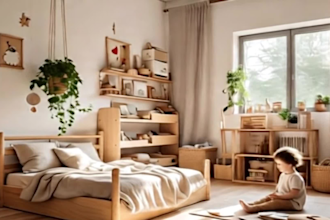 do 3d interior design for kids rooms, nurseries, play spaces