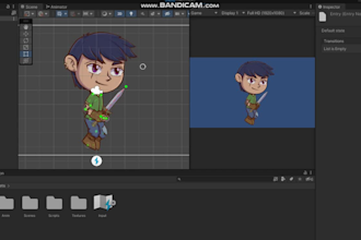 create 2d character rigs and animations in unity