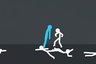 animate a 2d fighting stick figure stick figure animation stickman animation