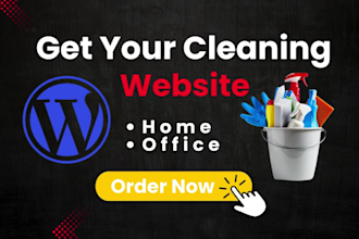 build a cleaning service website, house, office, booking koala