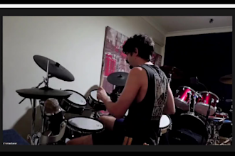 teach you drums via a zoom call