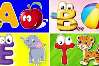 create kids learning videos for youtube educational videos,abc learning for kids
