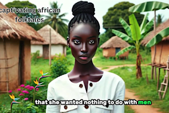 create captivating african and greek folktales ai music video ai video art