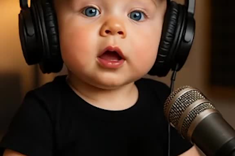 create viral ai baby talking video ai baby podcast video editing ai art