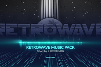 provide awesome retro wave synth music for your game