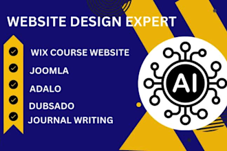 be your wix course, joomla, adalo, dubsado, convetri website expert