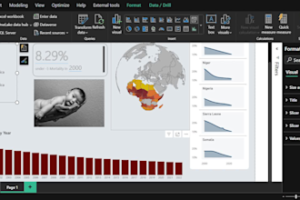 be your data analyst create excel and power bi dashboards with KPI for you