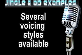 create a short professional jingle or ad