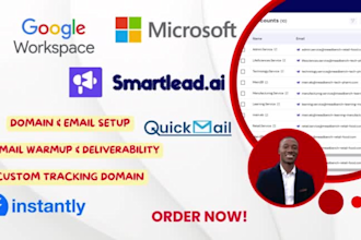 use smartlead quickmail for cold email outreach email campaign setup