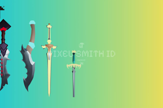 create low poly 3d game assets for unity or unreal engine