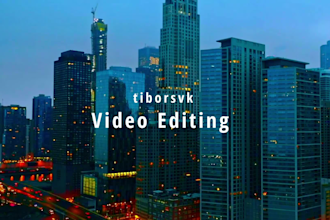 edit your video, tutorial, gameplay, vlog etc