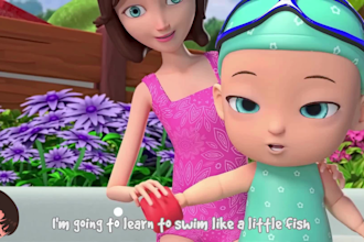 create a youtube kids cartoon channel that runs to earn 10k
