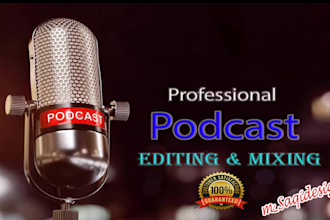 edit and clean your podcast to make it sound great