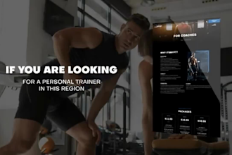 deliver a high quality weight loss promo video, health fitness, workout and gym