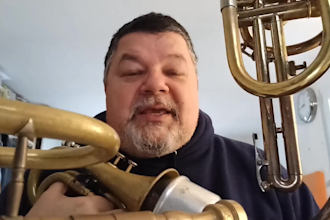 record trumpets and mellophones parts, soloist and ensemble