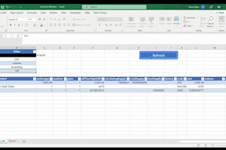 api linking using vba or google sheet app scripts or python