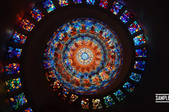 create youtube 100 kaleidoscope videos with relaxing music