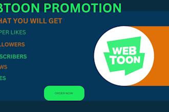 promote your webtoon story wattpad, webcomic, webnovel