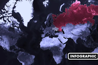 create a professional cinematic map animation