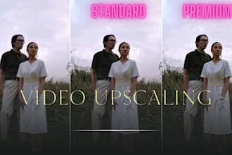 make your low profile video a high resolution video