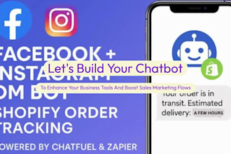 build a chatbot for facebook and instagram dm chatbot for your shopify store
