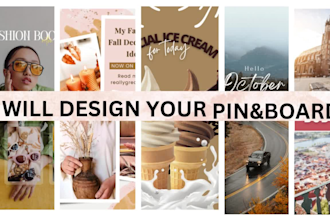 create your pins and boards as a pinterest marketing manager