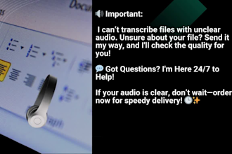 transcribe audio or video to text
