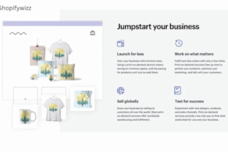 create a print on demand shopify store with printful, printify, or gelato